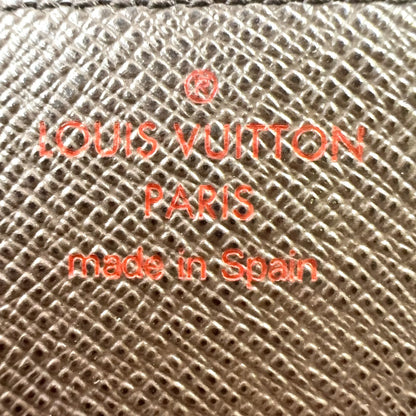 Louis Vuitton Envelope Business Card Holder Damier Ebene Leather Brown Case — view 5