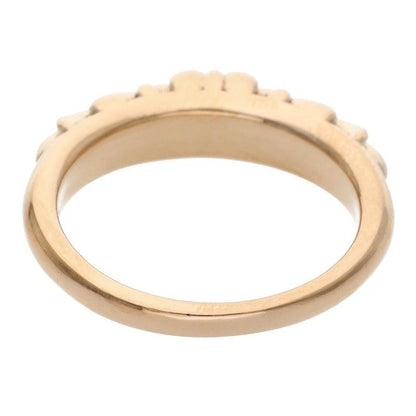 Chrome Hearts Babyclsc P D Baby Classic Floral Cross Pave Diamond Gold Ring — view 2