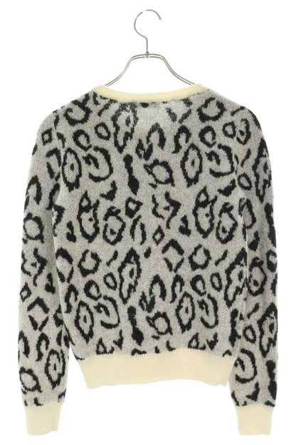 Saint Laurent Paris Embroidered Knit Sweater — view 2
