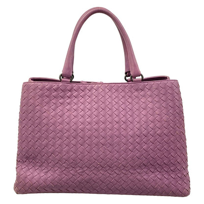Bottega Veneta Tote Bag Intrecciato Pink Leather