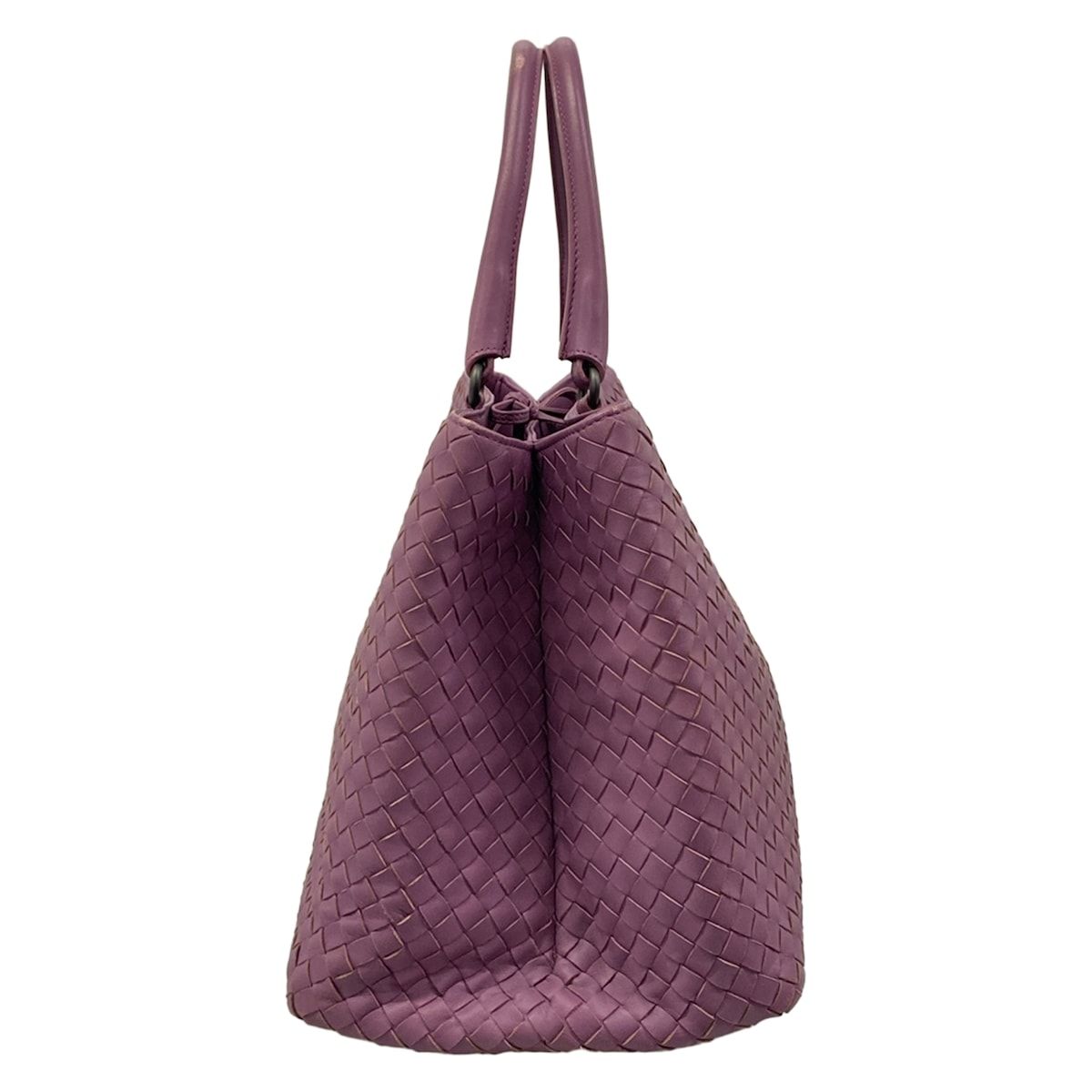 Bottega Veneta Tote Bag Intrecciato Pink Leather — view 4