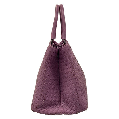 Bottega Veneta Tote Bag Intrecciato Pink Leather — view 4