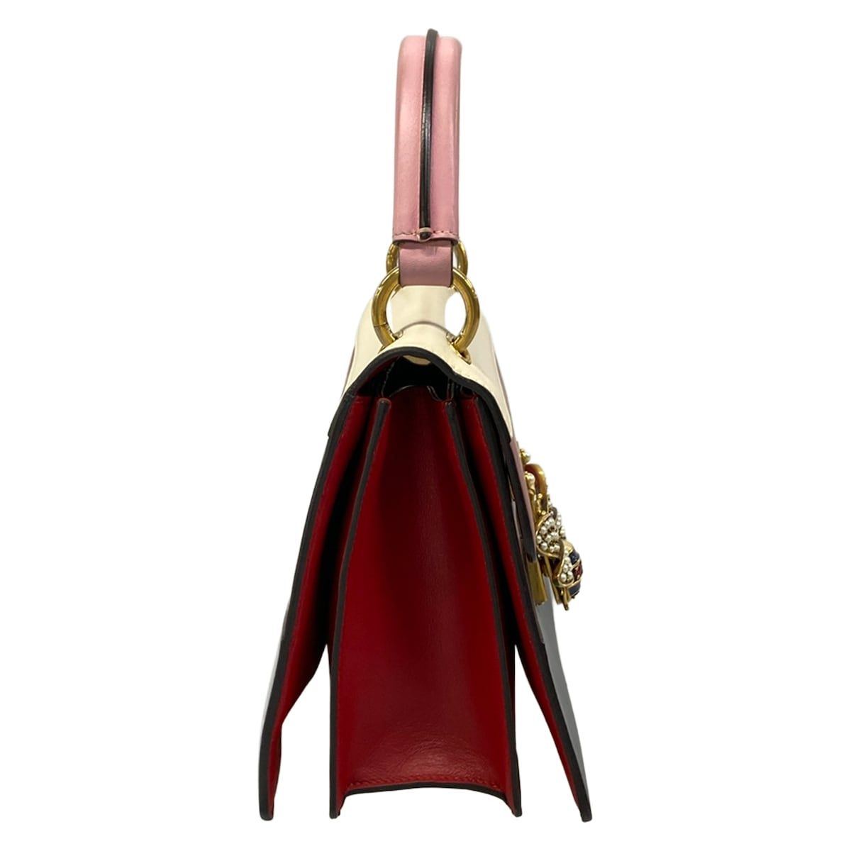 Gucci Handbag Queen Bordeaux Navy Leather — view 2