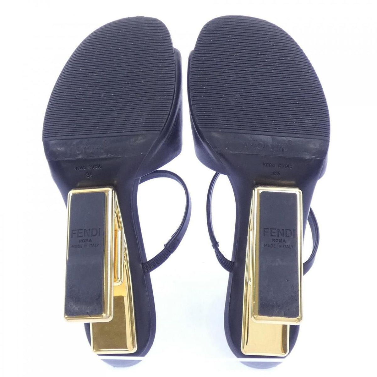 Fendi Sandals Black — view 4