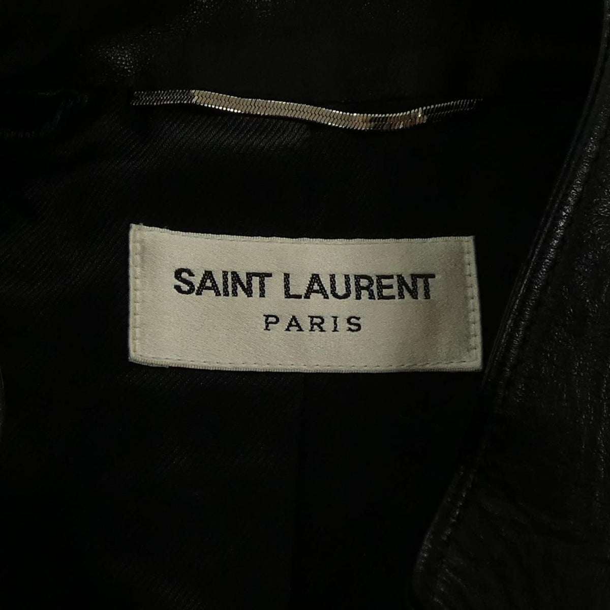 Saint Laurent Leather Rider's Jacket — view 4