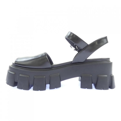 Prada Monolith Sandals Black — view 2