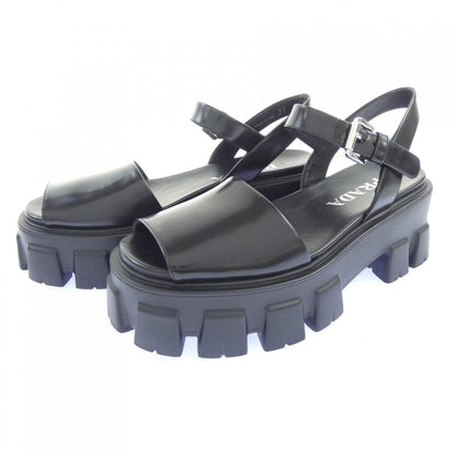 Prada Monolith Sandals Black — view 3