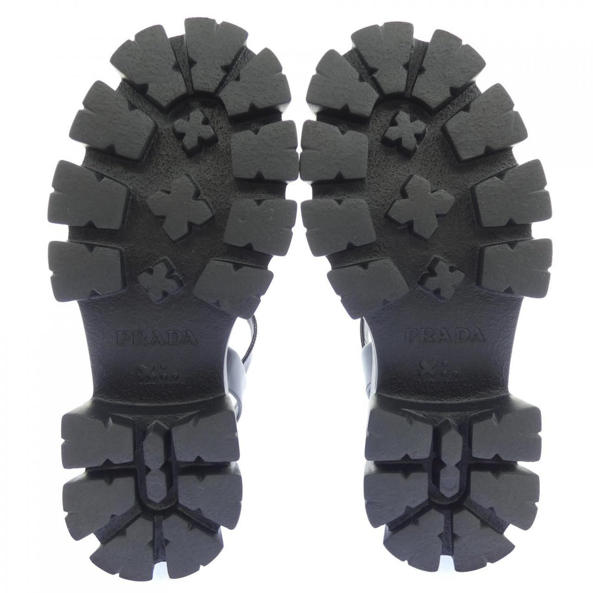 Prada Monolith Sandals Black — view 4