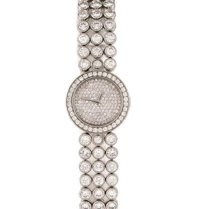 Harry Winston Signature PT D Bracelet D PT Quartz