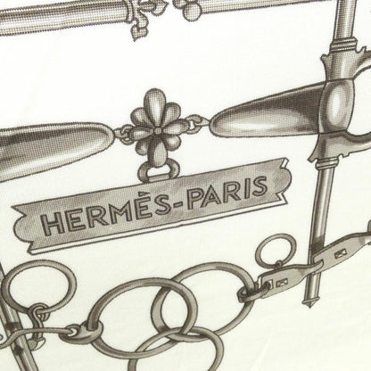 Hermes Mors Et Gourmettes Smooth Carre Scarf — view 2