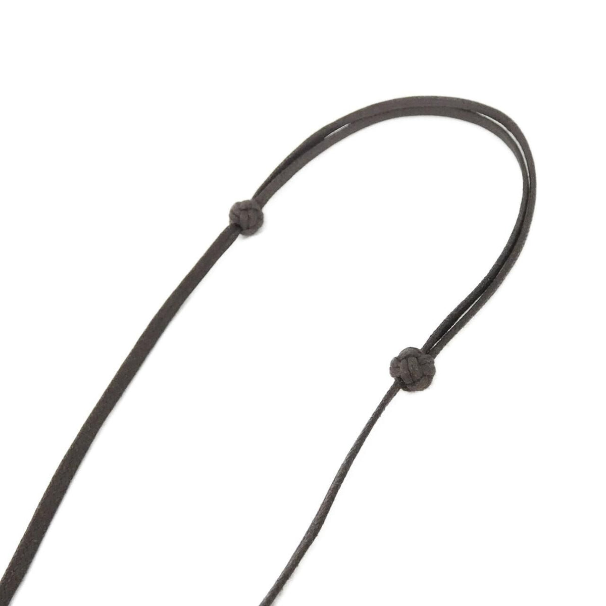 Hermes Perforation Necklace Silver — view 4