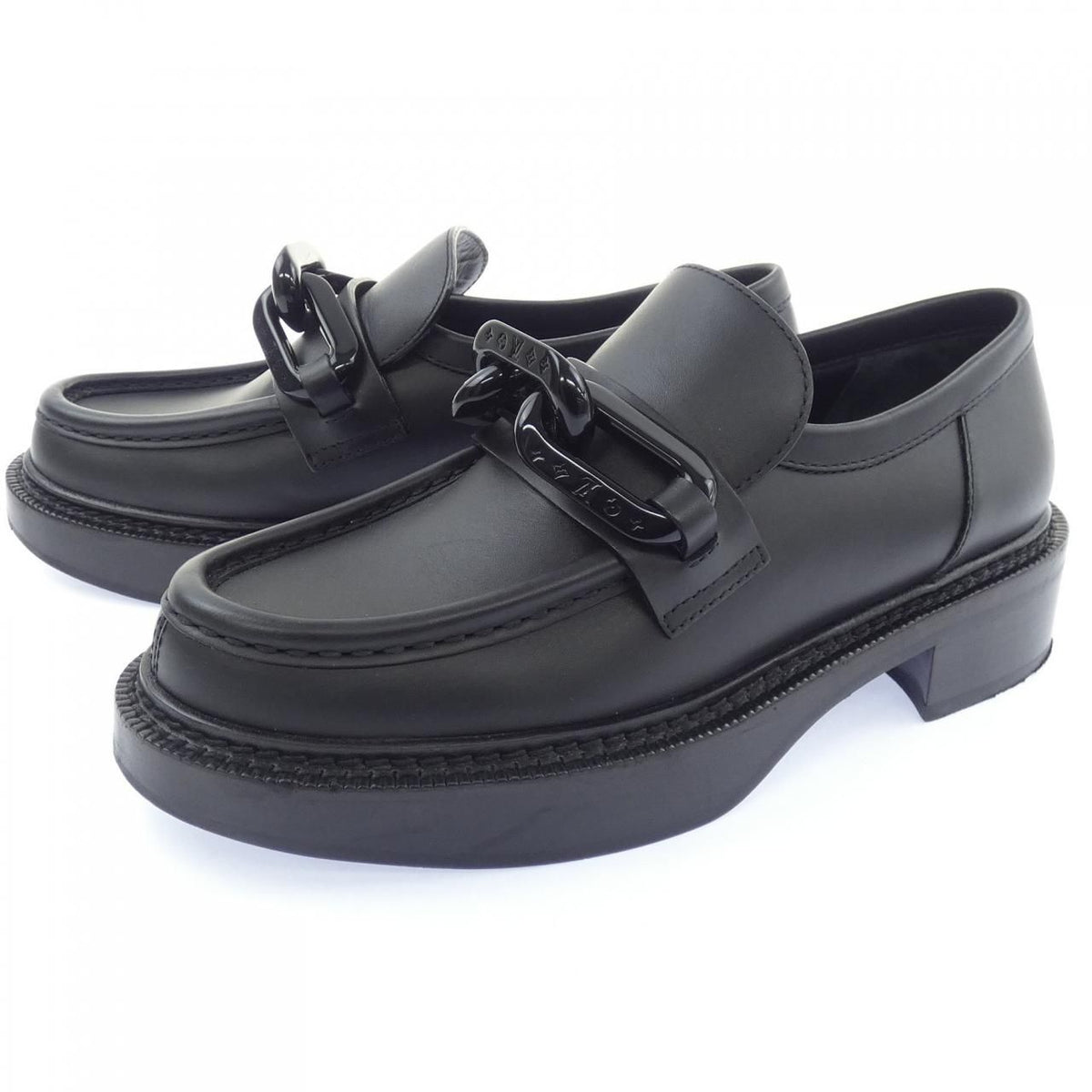 Louis Vuitton Oversized Resin Chain Academy Line Shoes — view 3