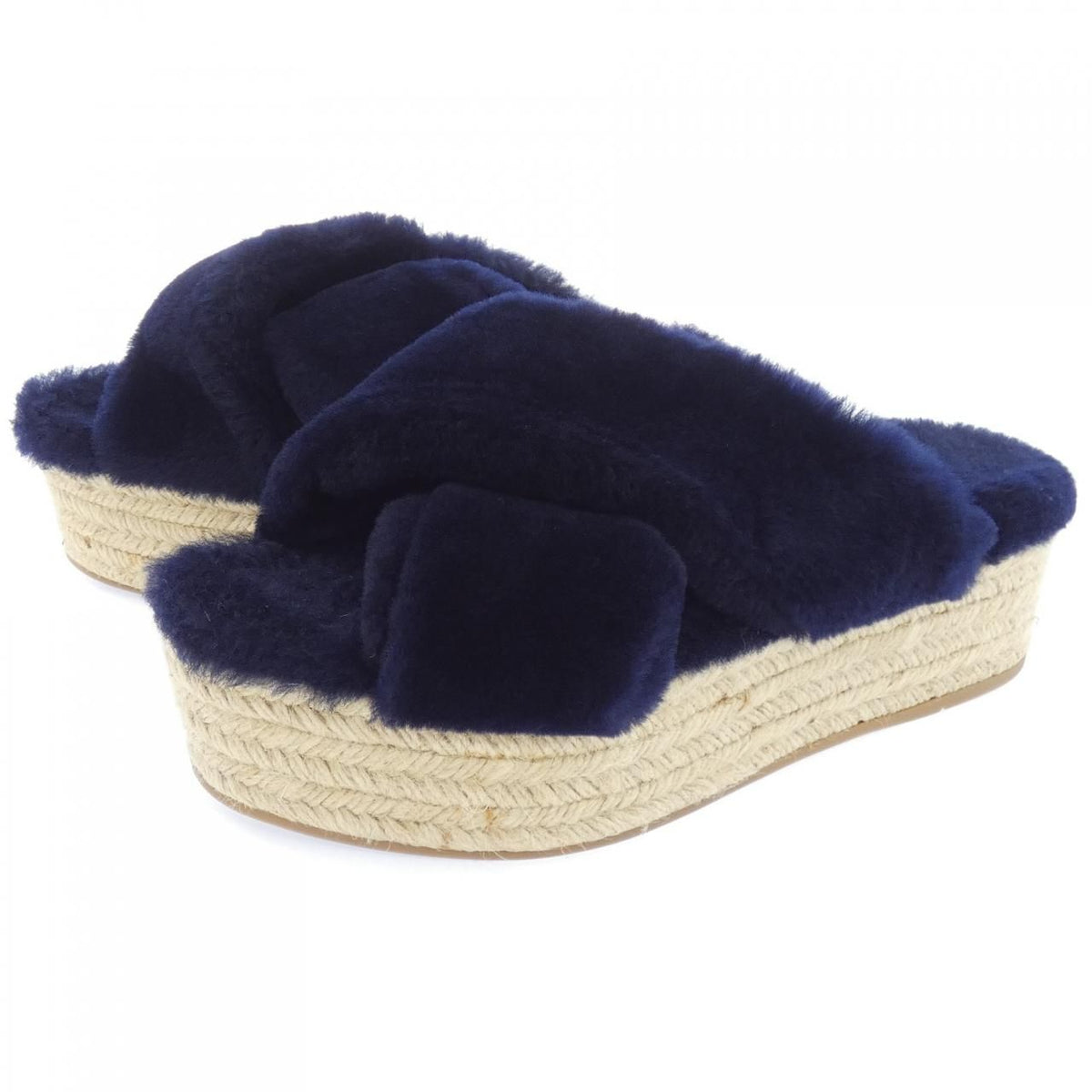 Miu Miu Sandals Navy — view 3