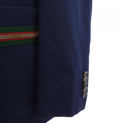 Gucci Web Stripe Detailed Cotton Jacket — view 6