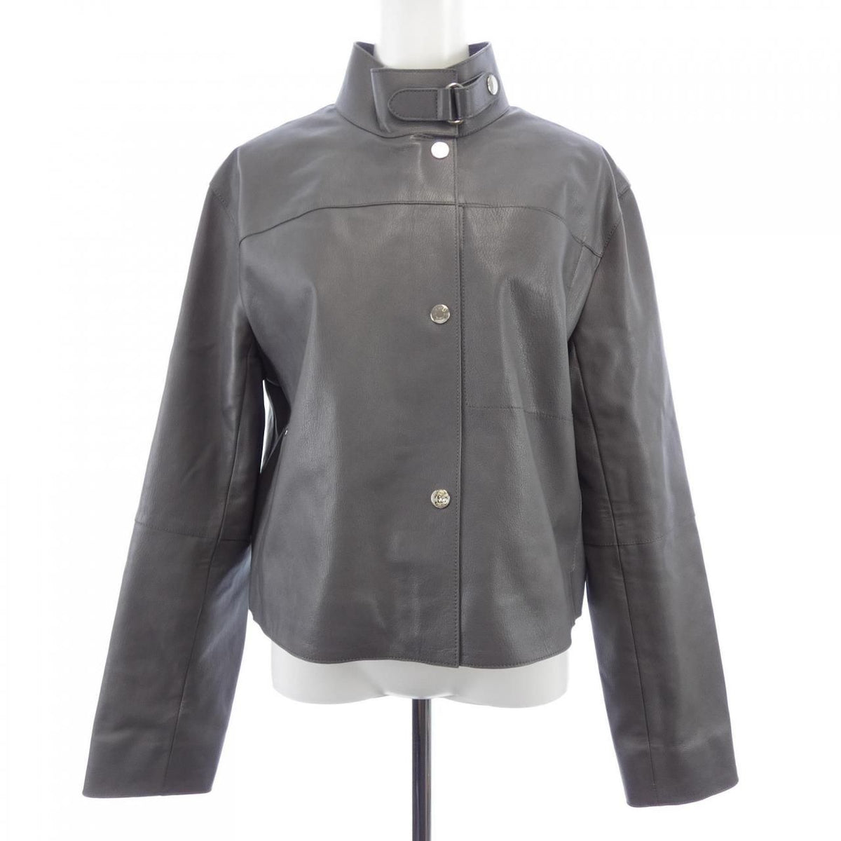 Hermes City Cartouche Clou de Selle Leather Jacket