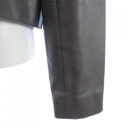 Hermes City Cartouche Clou de Selle Leather Jacket — view 6