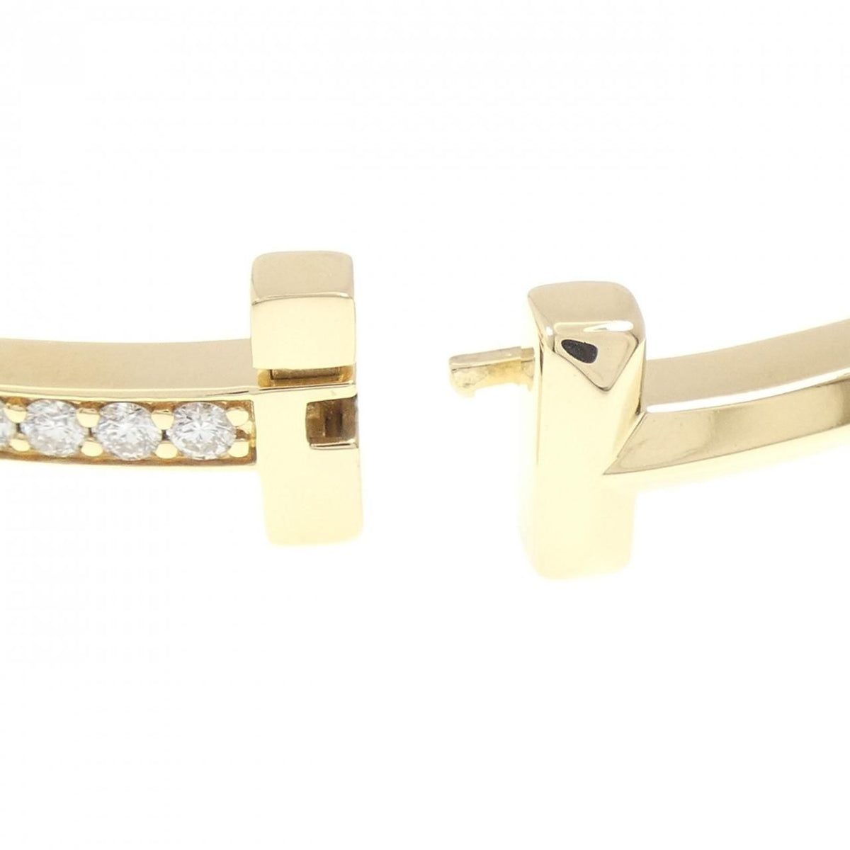 Tiffany & Co One Narrow Hinge Bangle Bracelet — view 3