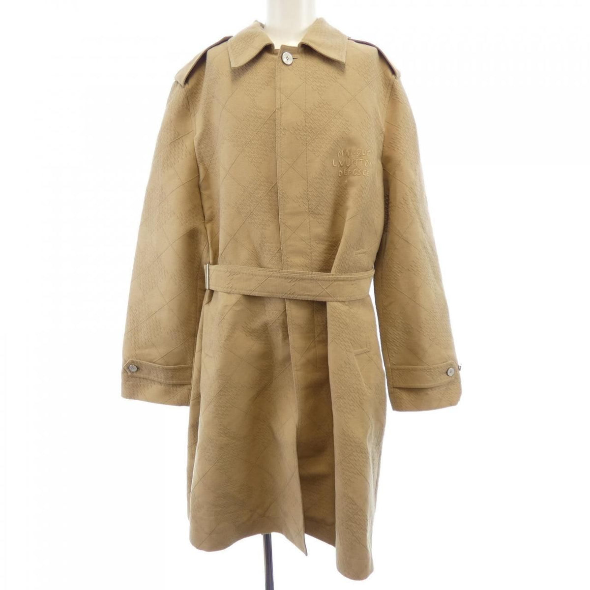 Louis Vuitton Cotton Silk Blend Trench Coat