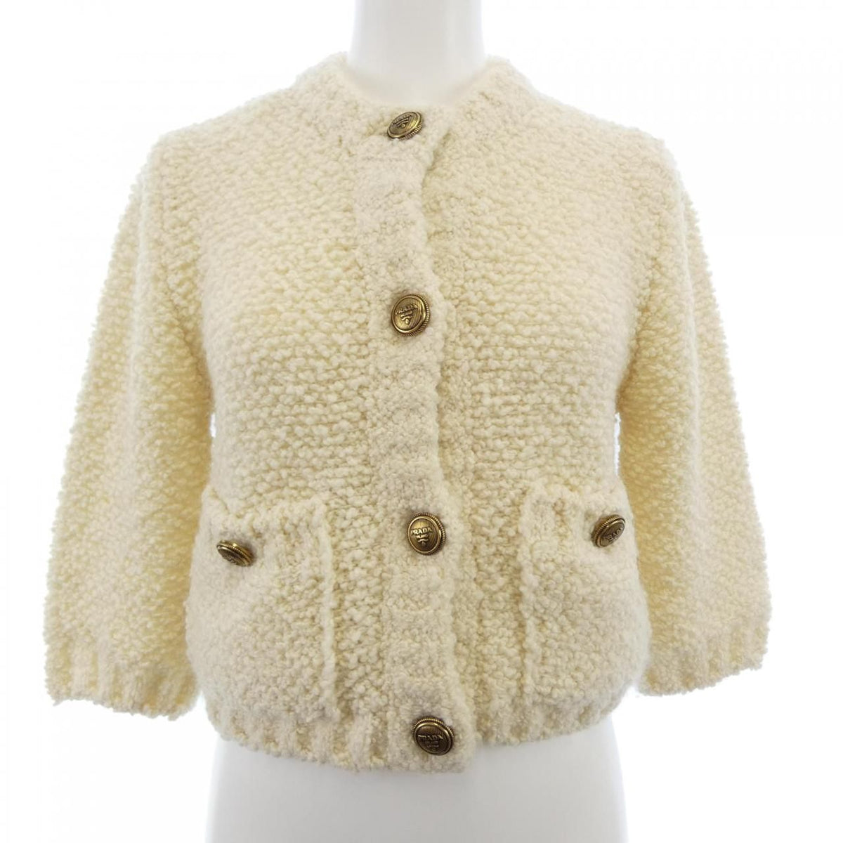 Prada Boucle Mohair 13 CS Cardigan
