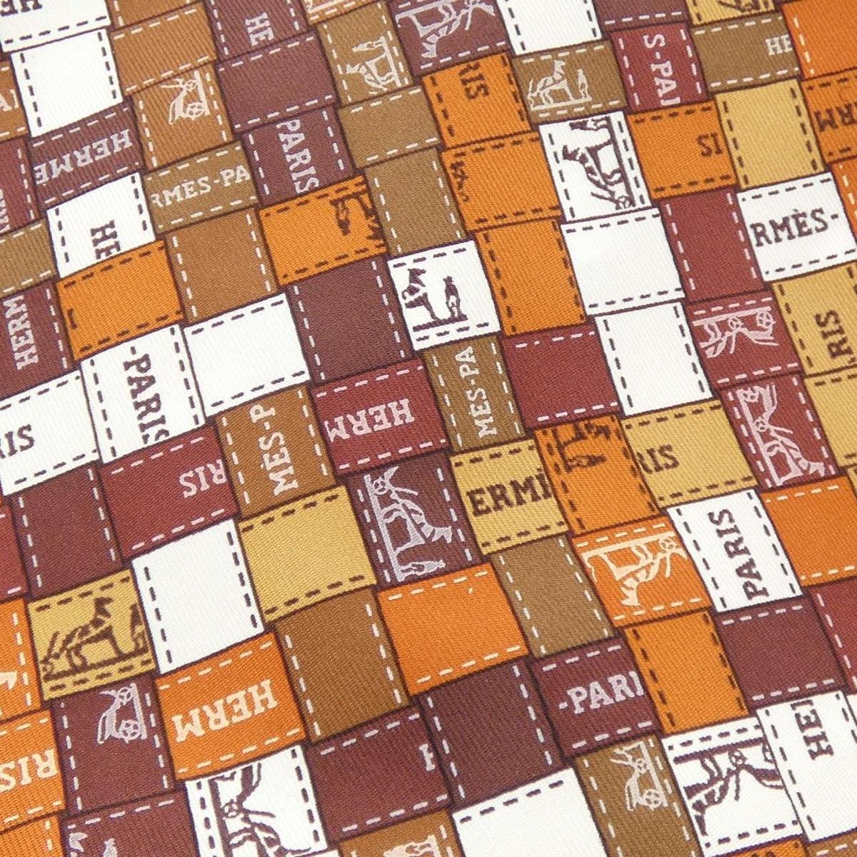Hermes Stole Scarf Brown — view 4