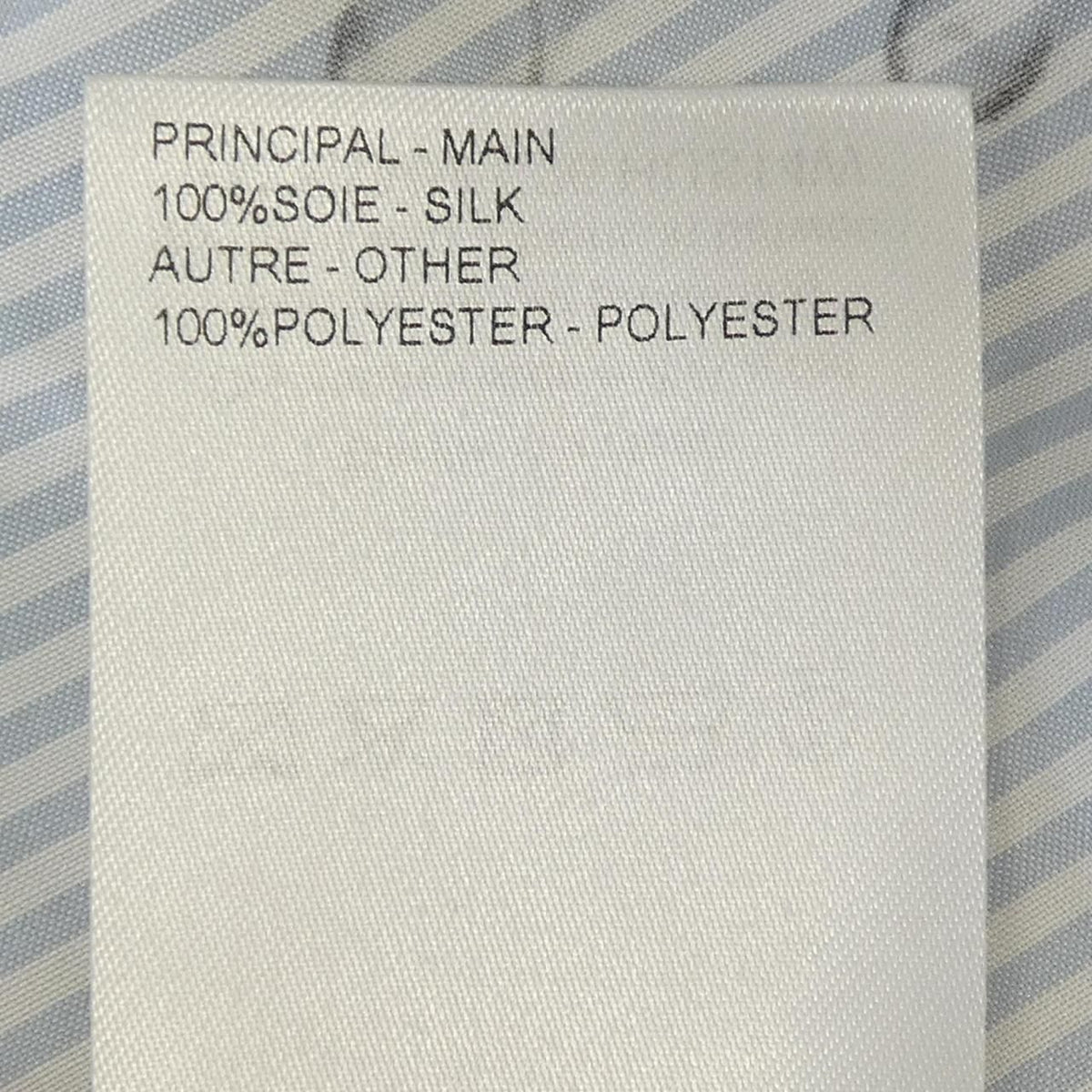 Louis Vuitton Monogram Striped Silk Shirt — view 3