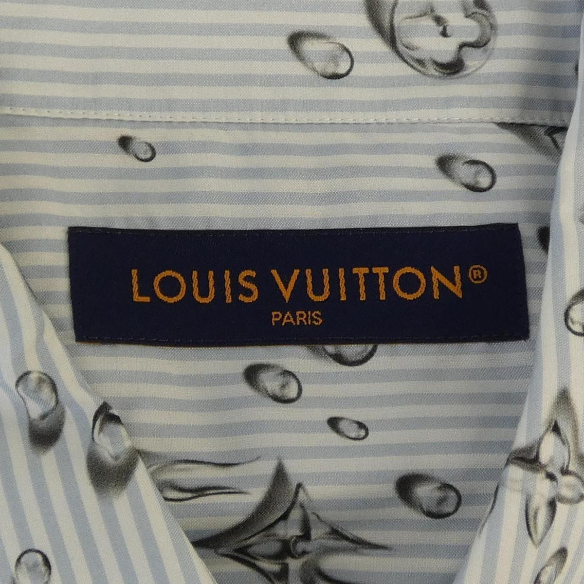 Louis Vuitton Monogram Striped Silk Shirt — view 4