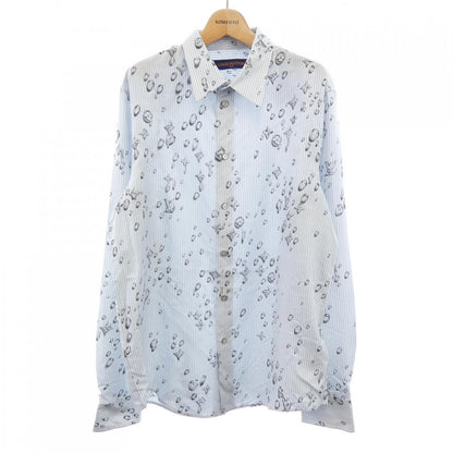 Louis Vuitton Monogram Striped Silk Shirt