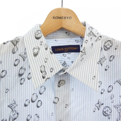 Louis Vuitton Monogram Striped Silk Shirt — view 5