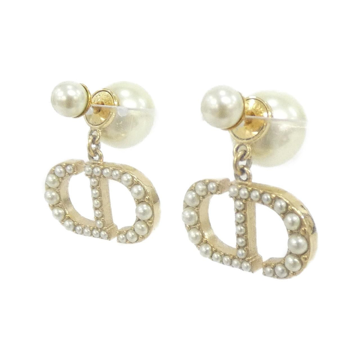 Dior Tribal Earrings Gold — view 2