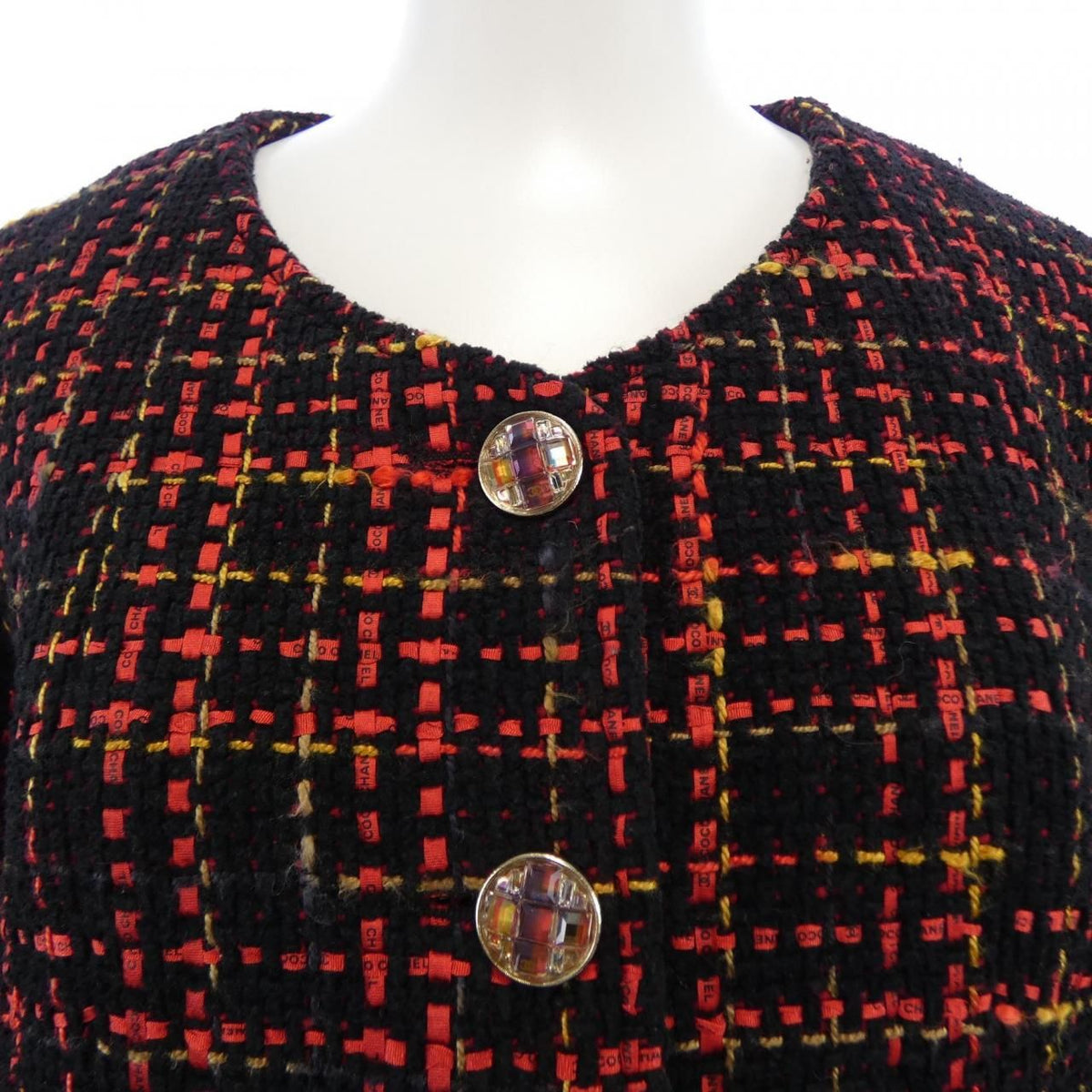 Chanel Collarless Jacket Black — view 6