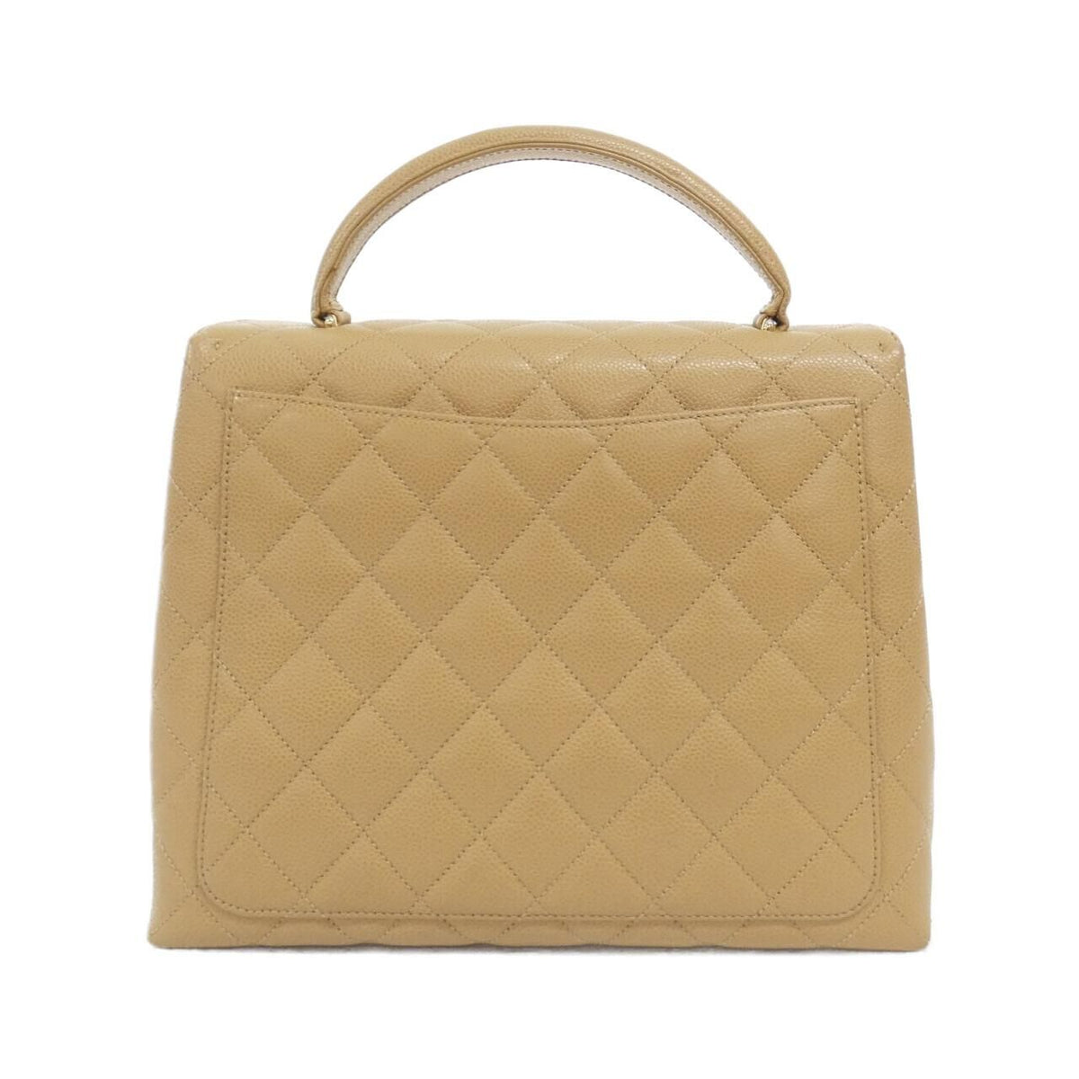 Chanel Vintage Bag Handbag Beige — view 2