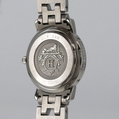 Hermes Clipper Nacre SS Quartz Watch — view 7