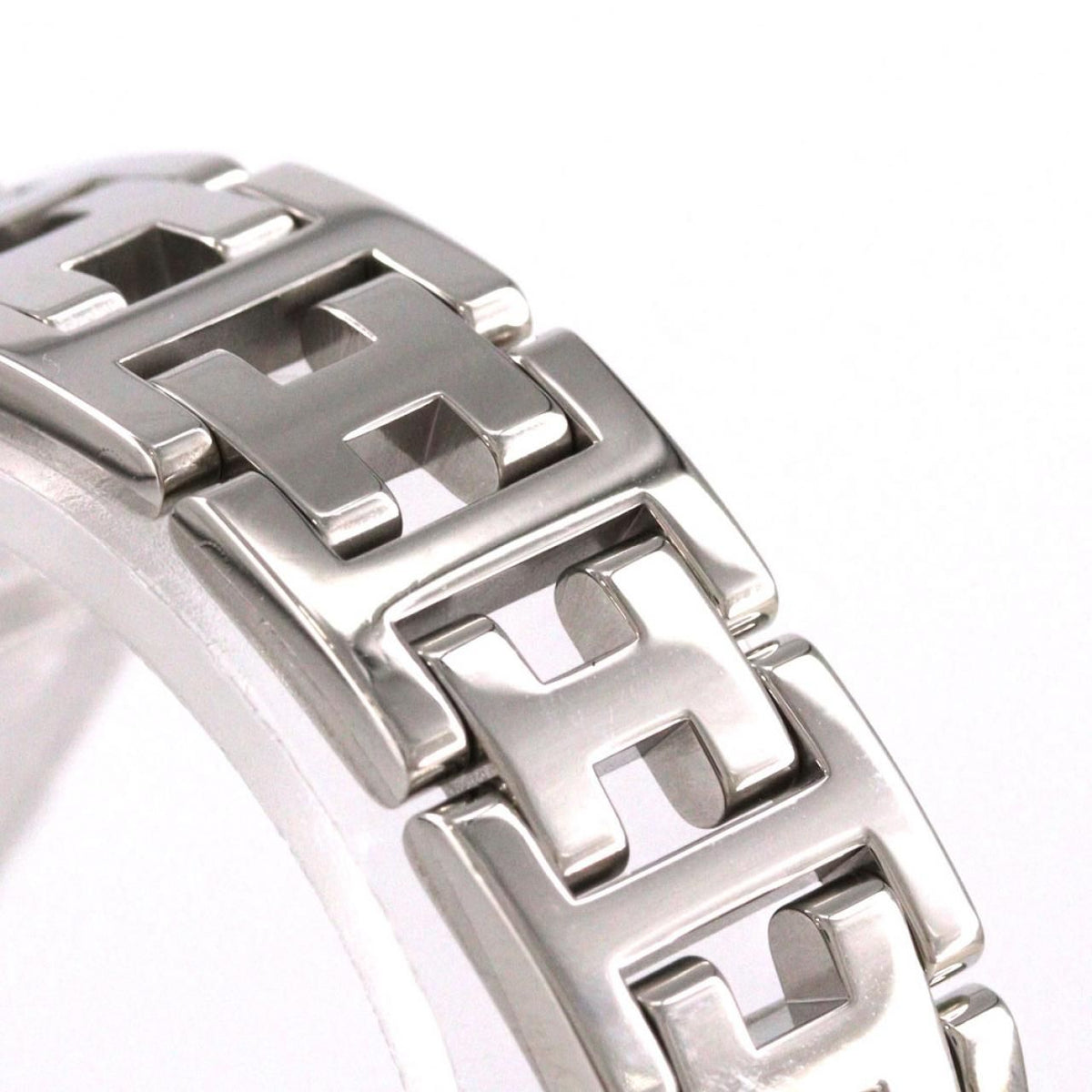 Hermes Clipper Nacre SS Quartz Watch — view 5
