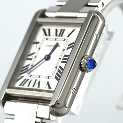 Cartier Tank Solo SM SS Quartz Watch — view 4