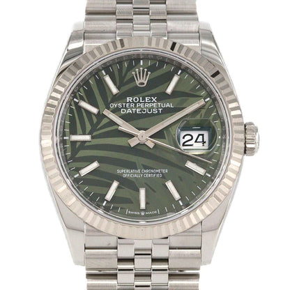 Rolex Datejust Stainless Steel White Gold Automatic