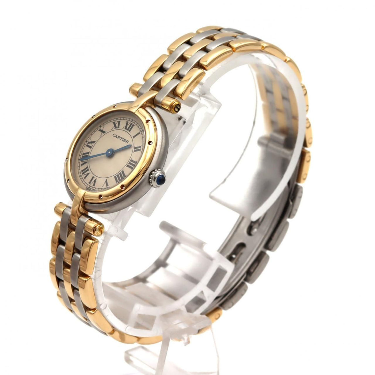 Cartier Panthere Vendome SM Stainless Steel Yellow Gold Quartz Watch — view 2