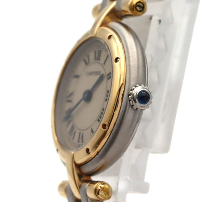 Cartier Panthere Vendome SM Stainless Steel Yellow Gold Quartz Watch — view 3
