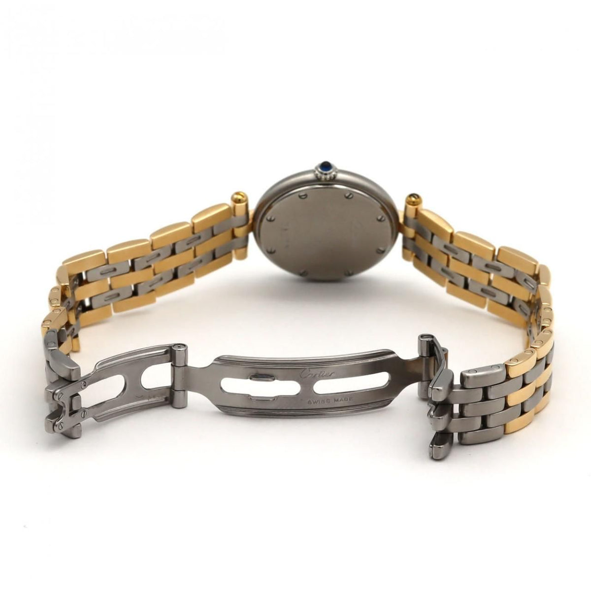 Cartier Panthere Vendome SM Stainless Steel Yellow Gold Quartz Watch — view 6