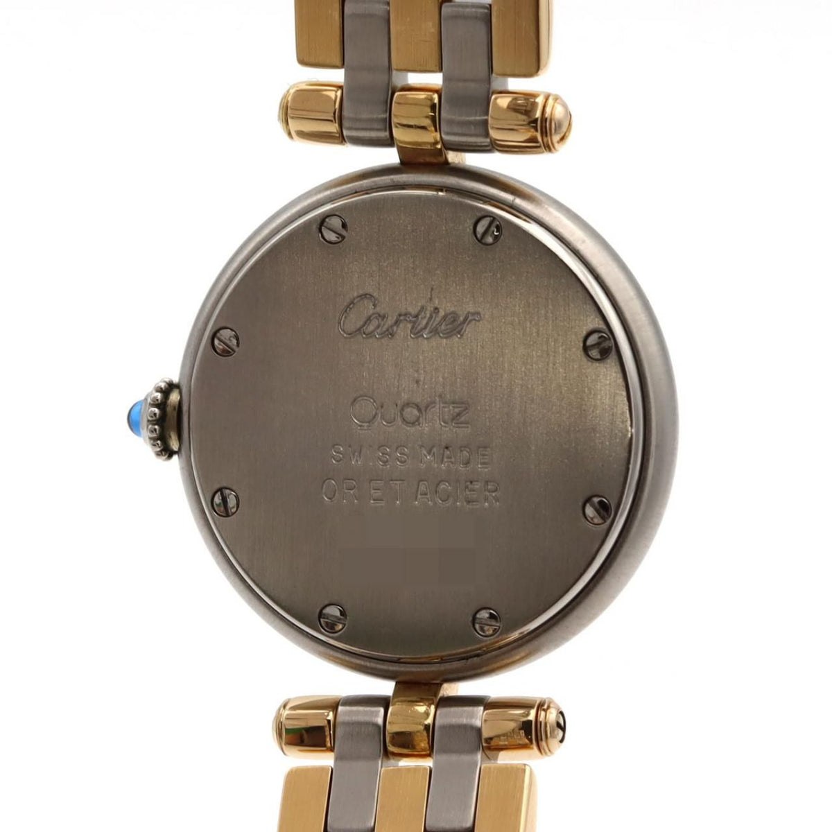 Cartier Panthere Vendome SM Stainless Steel Yellow Gold Quartz Watch — view 5
