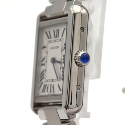 Cartier Tank Solo SM SS Quartz Watch — view 3