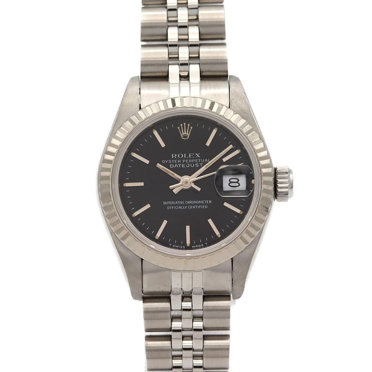 Rolex Datejust Stainless Steel White Gold Automatic