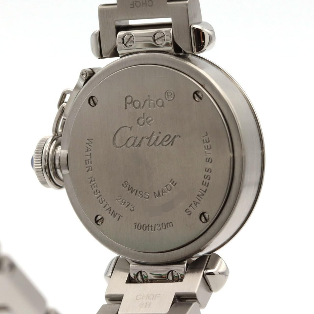 Cartier Miss Pasha SS Quartz Watch — view 5
