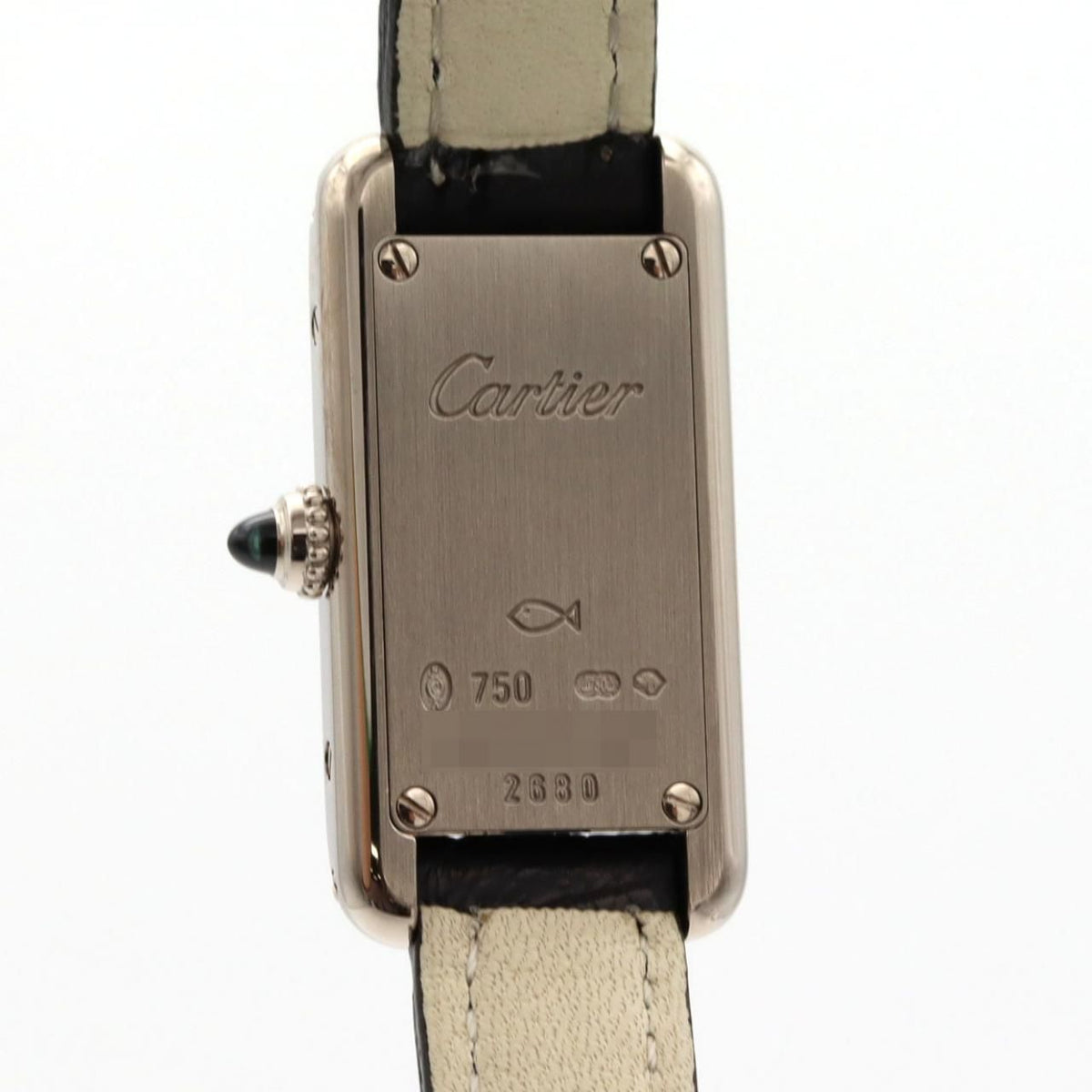 Cartier Tank Alonge WG Quartz Watch — view 5