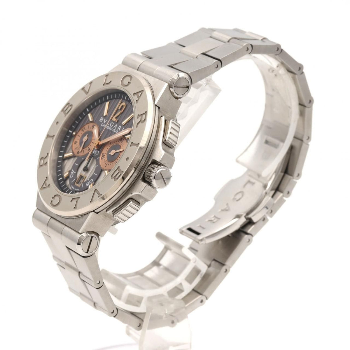 Bvlgari Bulgari Stainless Steel White Gold Automatic — view 2