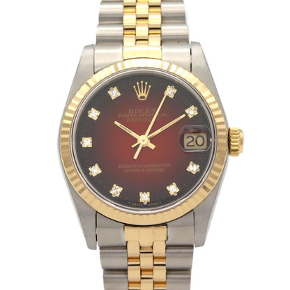 Rolex Datejust Stainless Steel Yellow Gold Automatic