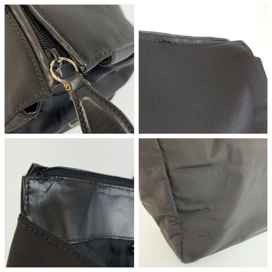 Gucci Black Silver Nylon 012 Boston Bag — view 5