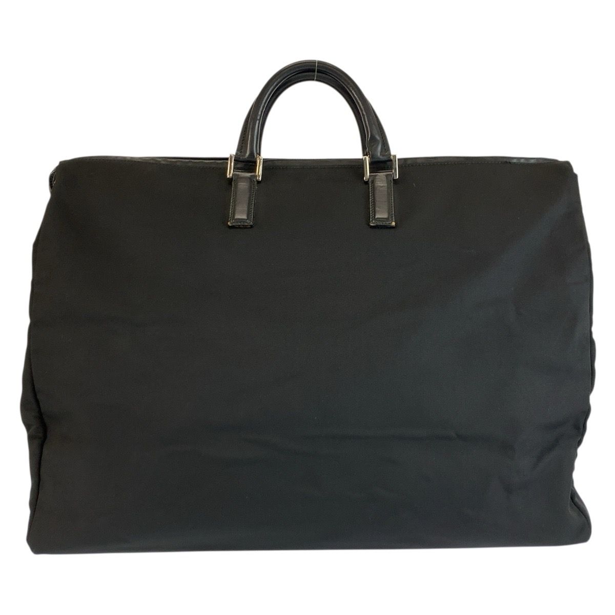 Gucci Black Silver Nylon 012 Boston Bag — view 2