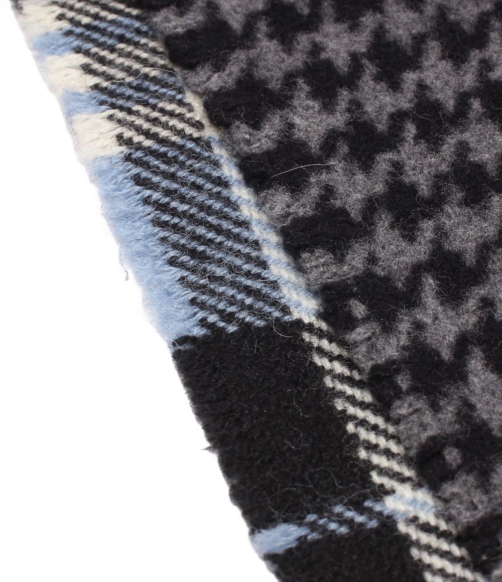 Miu Miu Scarf Houndstooth Plaid — view 7