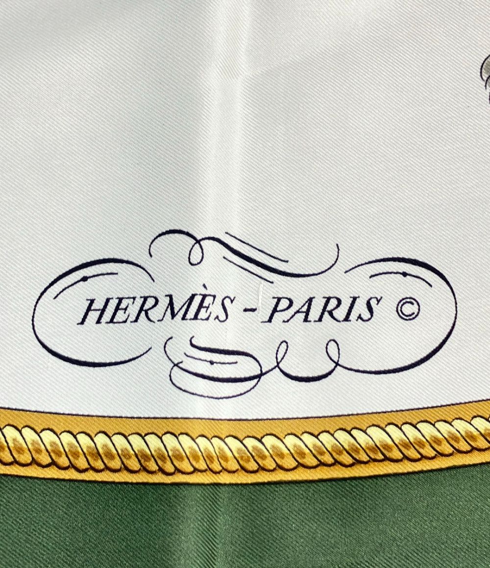Hermes Scarf Carre 90 Silk 100% Reprise — view 2