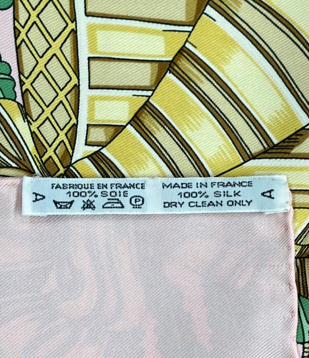 Hermes Scarf Carre 90 Silk 100% Hats — view 3